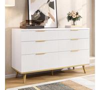 Pechera moderna con patas efecto madera - Almacenamiento versátil, cómodo espacio de almacenamiento, elegante ligereza, dormitorio y entrada