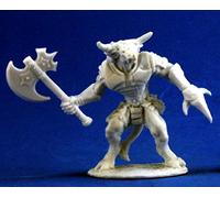 Pechetruite 1 x BRONZEHEART Minotaur Hero - Reaper Bones Miniatura para Juego de rol Guerra - 77255