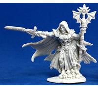 Pechetruite 1 x Malek Necromancer - Reaper Bones Miniatura para Juego de rol Guerra - 77172