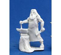 Pechetruite 1 x Townsfolk Blacksmith - Reaper Bones Miniatura para Juego de rol Guerra - 77142