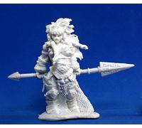 Pechetruite 1 x VANJA Fire Giant Queen - Reaper Bones Miniatura para Juego de rol Guerra - 77100