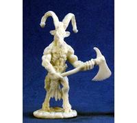 Pechetruite 1 x Warrior BEASTMAN v2 - Reaper Bones Miniatura para Juego de rol Guerra - 77253
