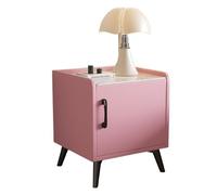Pecho de cabecera Mesita de noche con mesita de noche oculta y segura con tapa de mármol sintético, mesa auxiliar con bloqueo de contraseña de huella digital for dormitorio, sala de estar Mesa de noch