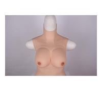 Pecho De Silicona Realista De Medio Cuerpo De Tetas Falsas Para Travestis Transgénero Sissy Pechos Suaves Copa C (cotton)