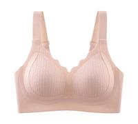 Pechos por circunstancias Abandonar antideslizante con un pequeño pecho que se recoge. La ropa interior es ajustable y sexy, Rosa., M