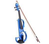 Peci Violín Eléctrico Tamaño De La Mano Derecha 4/4 Tamaño El Conjunto Silencioso Eléctrico con Brasilwood Bow+Bridge+Case Instrumento violín
