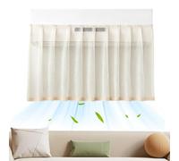 Pecification Product Name: Air Conditioner Deflector Material: Cotton And Linen Product Size: About 100x50x0.5cm/39.37x19.69x0.2 Inches Weight: 280g Ṕroduct List: 1* Air Conditioner Deflector Note: