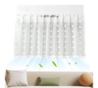 Pecification Product Name: Air Conditioner Deflector Material: Cotton And Linen Product Size: About 100x50x0.5cm/39.37x19.69x0.2 Inches Weight: 280g Ṕroduct List: 1* Air Conditioner Deflector Note: