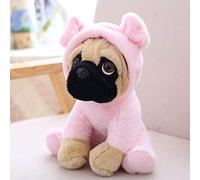 PECLO 20-35cm Pug Juguete de Peluche Lindo Animal muñeca Perro Cosplay Dinosaurio Elefante niños Juguetes cumpleaños niños 20cm Cerdo