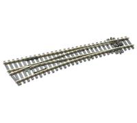 Peco HO Scale Code 100 Insulfrog #6 Left-Hand Turnout (Importación USA)