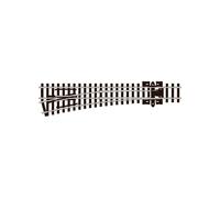 Peco N Scale Code 80 Insulfrog #6 Left-Hand Turnout