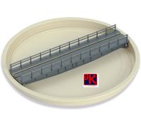 Peco NB-55 Turntable Kit, well type (deck length 151mm 515/16i (Importación USA)