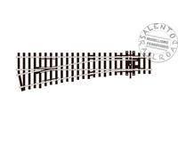 Peco HO Scale Code 100 Insulfrog #4 Left-Hand Turnout (Importación USA)