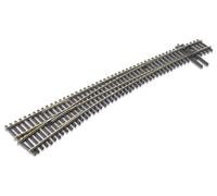 Peco SL-E8377 83 Line Code 83 No.7 Left Hand Curved Turnout Electrofrog