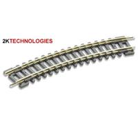 Peco ST-3 - 6 X No1 Radio 22.9cm Estándar Curva Código 80 Setrack N Gauge - RM48
