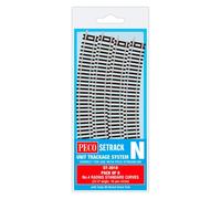 Peco ST-3018 Setrack Standard Curve Track Radius 4 333.4mm (8) (Importación USA)