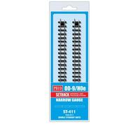 Peco ST-411 Setrack Double Straight Units (Pack of 4) OO-9 Gau (Importación USA)