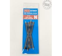 Peco ST-50 Cruce Derecho 87 Mm Con Inclinación De 22,5° - Escala N