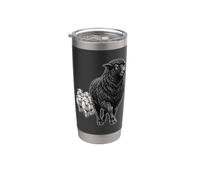 Pecora Strada Propria Vaso térmico de acero inoxidable de doble pared