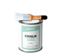 PECTRO Pintura a la Tiza 750ml para Muebles sin lijar -Chalk Paint Efecto Tiza (Blanco Puro)