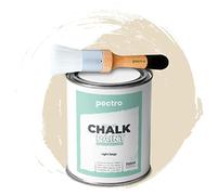 PECTRO Pintura a la Tiza Chalk Paint para Muebles 750ml Mate (Beige Claro)
