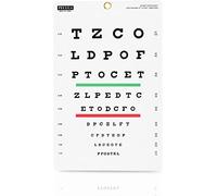 PECULA Snellen Eye Chart - Gráfico de pared para exámenes de la vista, 10 pies x 9 pulgadas