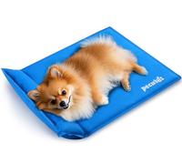 pecute Alfombra Refrescante para Perro M 65*50cm Alfombrilla refrescante para Mascotas con almohada Alfombrilla de Refrigeración Automática para Animales de Compañía Ideal para Perros, Gatos en Verano