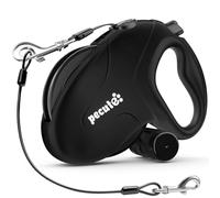 Pecute Correa Perro Extensible/Retráctil 10M, hasta 50KG, Correa Retráctil para Perros Mejorada a Prueba de Mordiscos, Correas con Bandas Reflectantes para los Paseos Diarios del Perro