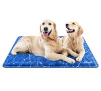 Pecute Manta Alfombra Refrescante para Perros y Gatos 90 * 140CM,Cama Fria para Perros Verano,Mascotas Patrón Ondulado Alfombrilla Autoenfriante - Pet Cooling Mat