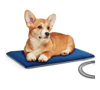 Pecute Manta Termica para Perros, Manta Eléctrica para Gatos y Perros, Almohadilla Eléctrica Impermeable, Almohadilla Térmica Mascotas Engrosada para Interior Exterior(L, 70x40cm)