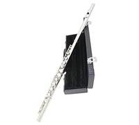PECY Flauta De Llave C De 16 Agujeros, Viento De Madera Plateado Cuproníquel Con Paño De Limpieza, Guantes De Palo, Funda Acolchada Flautas traveseras (Size : Silver)