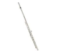 PECY Flauta De Orificio Cerrado De 16 Teclas, Flauta C Plateada, Flauta Profesional Para Principiantes Flautas traveseras