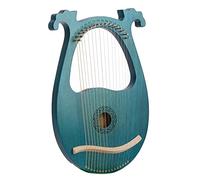 PECY Instrumentos Arpa Arpa Azul De 16 Cuerdas para Instrumentos, Chapa De Madera De Caoba, Arpa De Lira Lyre Harp (Color : 16 Tone Style B)