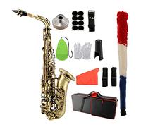 PECY Saxofones E Flat Alto Saxofón Antiguo Verde