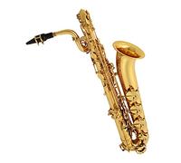 PECY Saxofones E Piso Baritone Saxofón Tratamiento De Oro Electroforético.