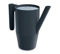 PECZEKO Regadera de 2,0 litros para casa y jardín - de plástico resistente - Regadera para fácil riego de flores, plantas y plantas de interior, 1 juego (1 paquete), color antracita
