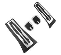 peda pedales Para BMW X5 X6 F15 F16 E70 E71 E72 G05 X7 G07 2008-2020 LHD Cubierta Pedal Reposapiés Freno Gas Kit Pedales Coche Cubiertas Almohadillas Goma(MT with Rest)