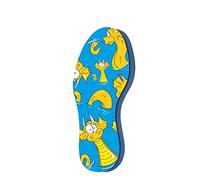 Pedag 105 Soft for Kid's Colorful, Fabric Covered, Airy Latex Foam Washable Shoe Pad, Lemon Fragrance, Children's 6/7 ch (Pack of 3)
