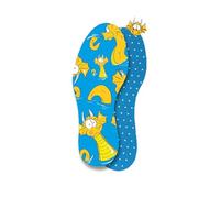 Pedag Soft Kids - la suela acolchada de espuma de látex con el pequeño dragón inteligente Pedi (24/25, multicolor)