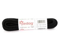 Pedag Grueso Cordón Redondo Cordones Repuesto en varios Largos - Negro, 120 cm