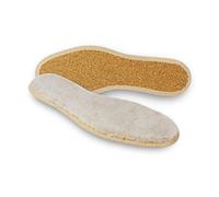 pedag - PASCHA - Plantillas de piel de oveja para tallas extra grandes - Beige, 47/48