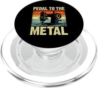 Pedal a la máquina de coser retro de metal PopSockets PopGrip para MagSafe