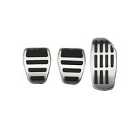 Pedal acelerador coche Pedales Acero Inoxidable AT MT Para Coche Acelerador Freno Cubierta Descanso Cubiertas Para Espace 2019-2020(MT Without Rest)