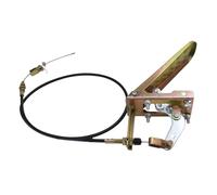 Pedal acelerador con cable para Tractor Excavadora Cargadora Barco Cosechadora Compactadora Esparcidor de Fertilizante Control de Aceleración Pie Pedal Moto Coche Motoazada (cable de 2 m con pedal)