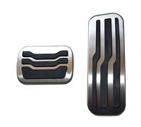 Pedal acelerador de freno de acero inoxidable y goma para Ford Explorer 2011-2017, pedales de placa de gas