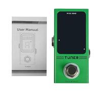 Pedal afinador M VAVE, pedales de guitarra DC 9v Diseño resistente Pantalla clara Funciones de silencio automático Efecto de guitarra interno para guitarra eléctrica y bajo True