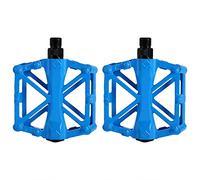 Pedal aleación de aluminio Ultralight antideslizante Durable Mode apta para bicicleta VTT BMX 3 colores 1 Pair, azul