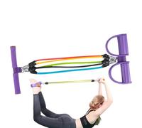 Pedal Ankle Puller, Foot Pedal Resistance Band, Multifunction Tensión Rope, Elastic Adjustable Non Slip Equipment for Training Waist Home Fitness Arm Stretching Slimming Leg