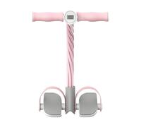 Pedal Ankle Puller Rope - Sit-Up Exercise Band with Pedal Pusher and Handle | Stretching Band for Home Gym Workout, Effective Training for Arms, Waist, Legs, Abs, Shoulders, and Core