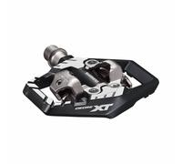 Pedal automático de MTB Shimano XT M8120 SPD gris con calas (par) - superficie